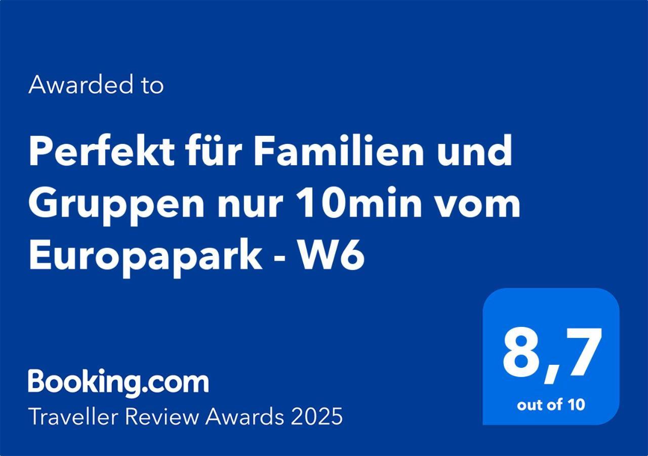 Ferienwohnung Perfekt für Familien und Gruppen nur 10min vom Europapark - W6 Ettenheim Exterior foto